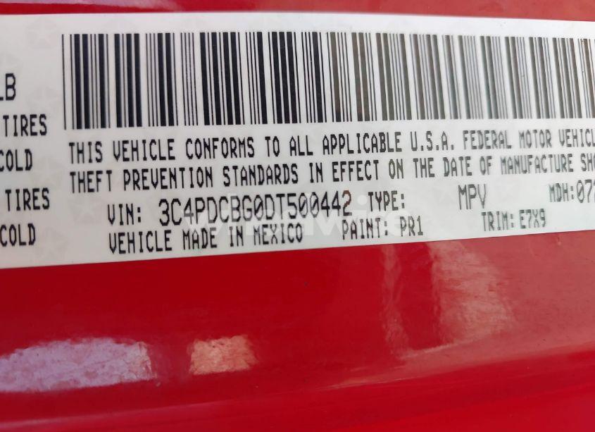 Photo 9 of 2013 Dodge Journey SXT (VIN 3C4PDCBG0DT500442)