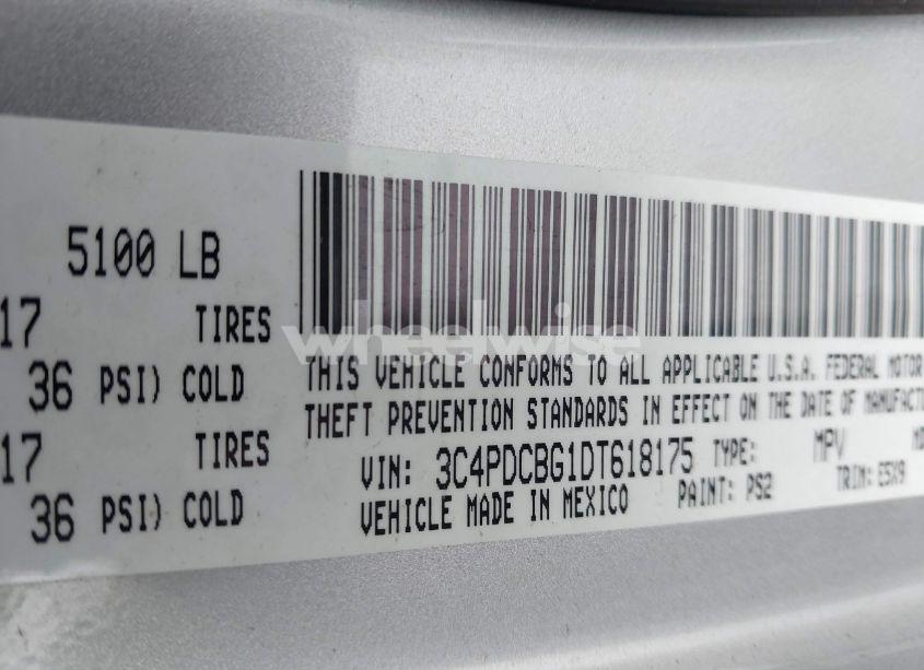 Photo 9 of 2013 Dodge Journey SXT (VIN 3C4PDCBG1DT618175)