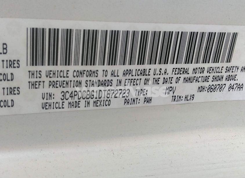 Photo 9 of 2013 Dodge Journey SXT (VIN 3C4PDCBG1DT672723)