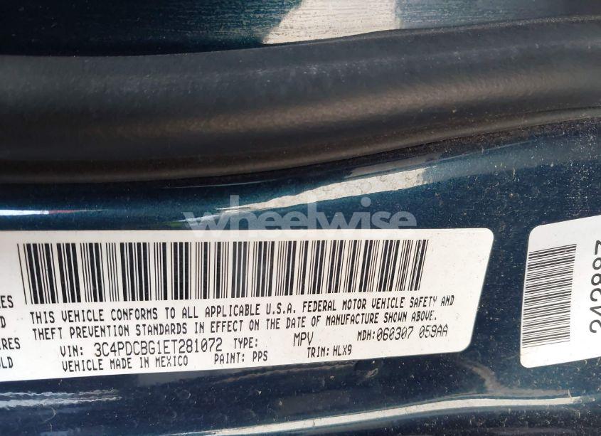 Photo 9 of 2014 Dodge Journey SXT (VIN 3C4PDCBG1ET281072)