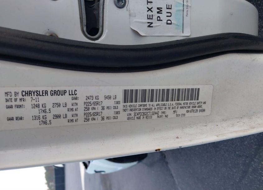 Photo 9 of 2012 Dodge Journey SXT (VIN 3C4PDCBG2CT132442)