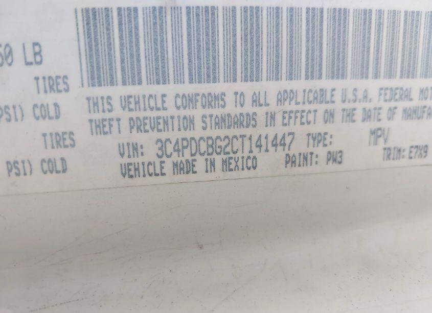 Photo 9 of 2012 Dodge Journey SXT (VIN 3C4PDCBG2CT141447)