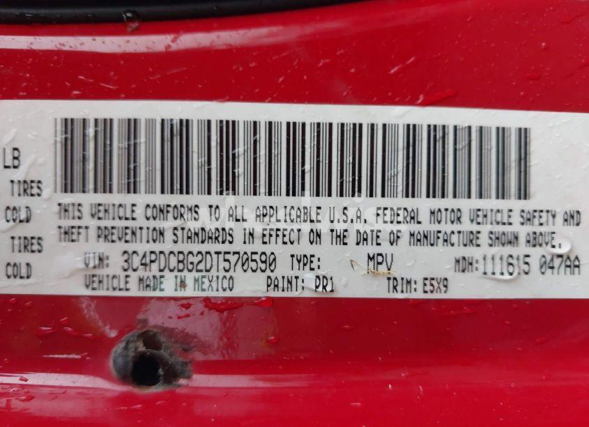 Photo 9 of 2013 Dodge Journey SXT (VIN 3C4PDCBG2DT570590)