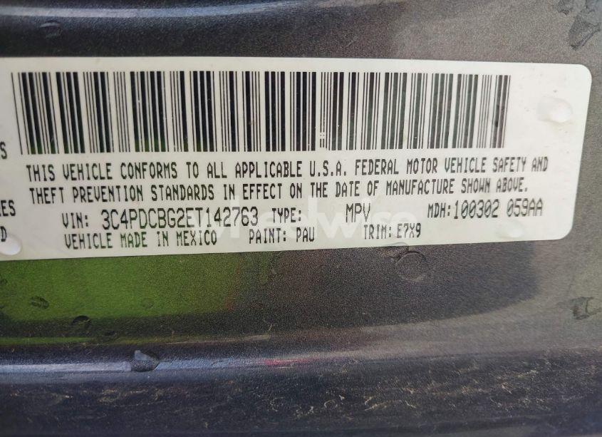 Photo 9 of 2014 Dodge Journey SXT (VIN 3C4PDCBG2ET142763)