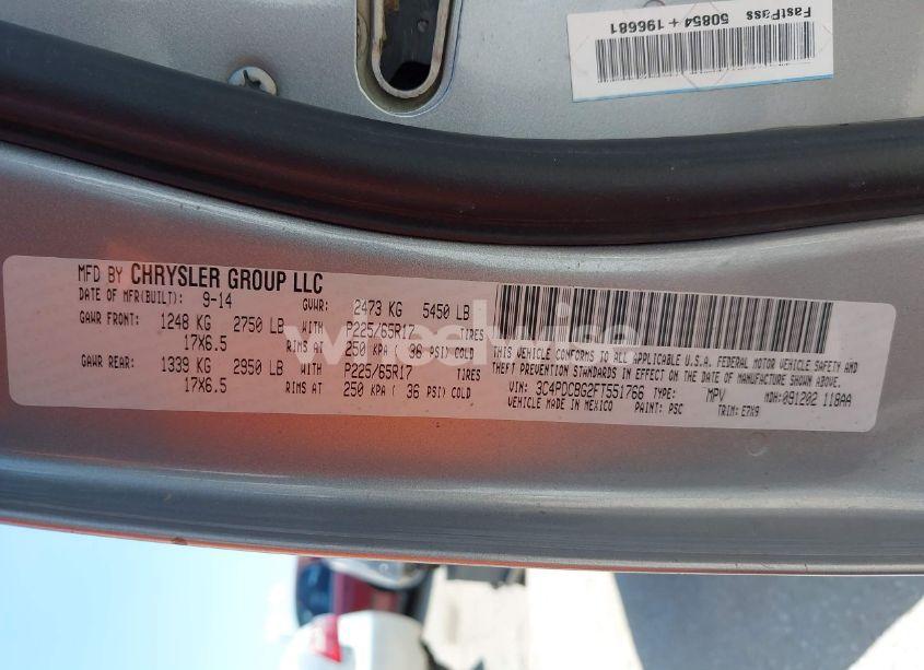 Photo 9 of 2015 Dodge Journey SXT (VIN 3C4PDCBG2FT551766)