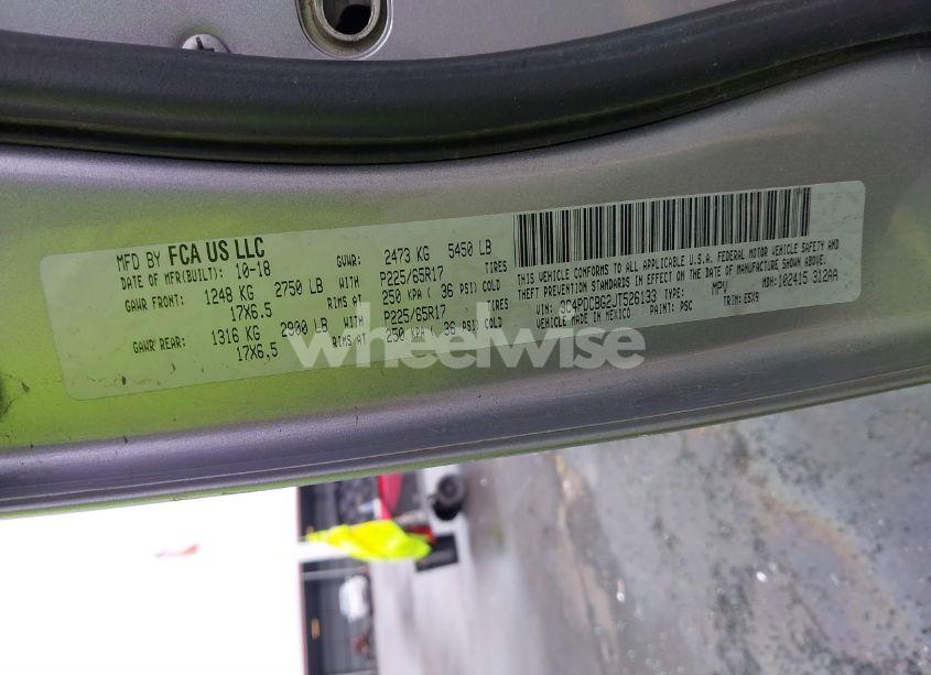 Photo 9 of 2018 Dodge Journey SXT (VIN 3C4PDCBG2JT526133)