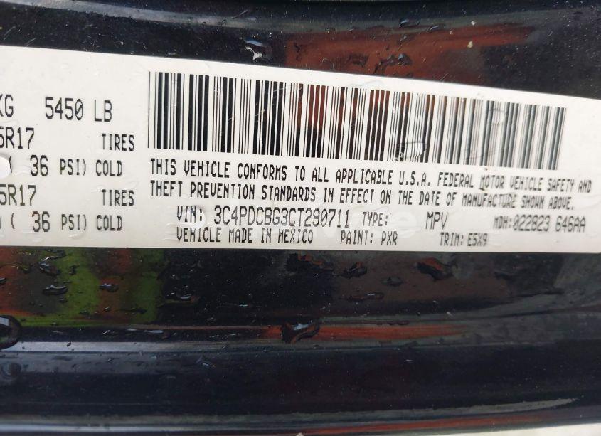 Photo 9 of 2012 Dodge Journey SXT (VIN 3C4PDCBG3CT290711)