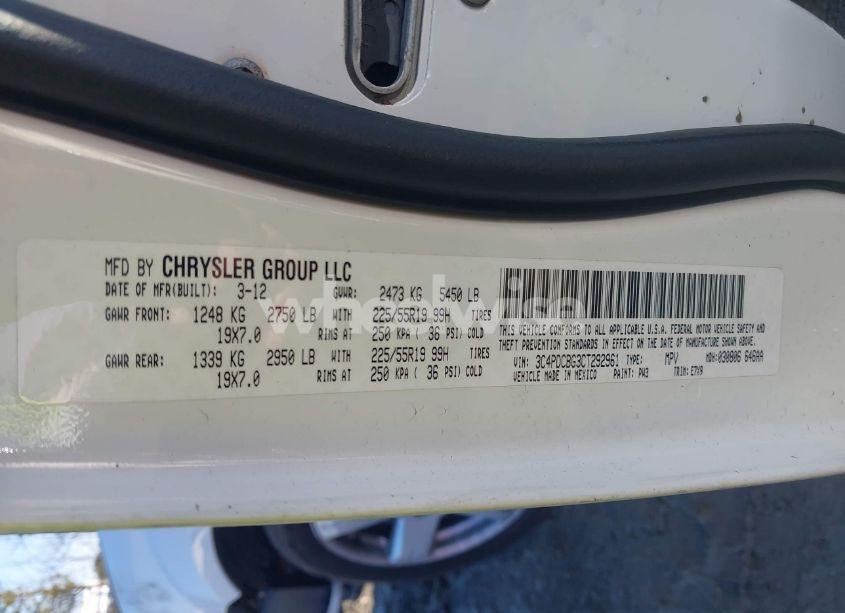 Photo 9 of 2012 Dodge Journey SXT (VIN 3C4PDCBG3CT292961)