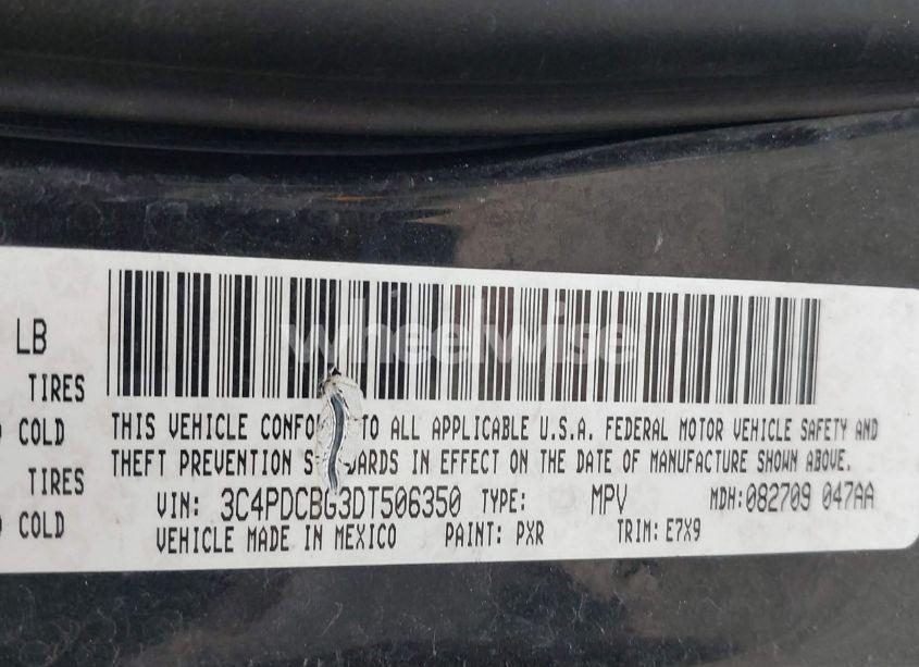 Photo 9 of 2013 Dodge Journey SXT (VIN 3C4PDCBG3DT506350)