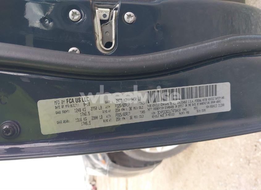 Photo 9 of 2018 Dodge Journey SXT (VIN 3C4PDCBG3JT476410)