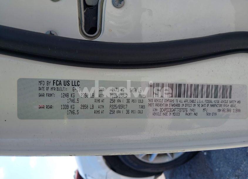 Photo 9 of 2015 Dodge Journey SXT (VIN 3C4PDCBG4FT727376)