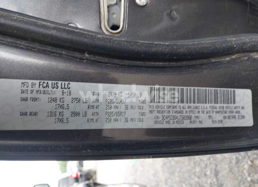 Photo 9 of 2018 Dodge Journey SXT (VIN 3C4PDCBG4JT503968)