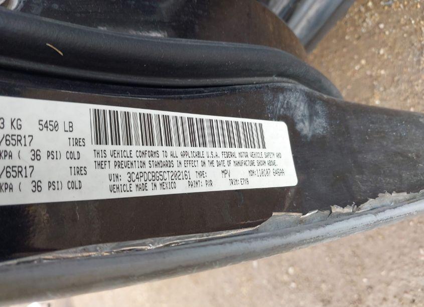 Photo 9 of 2012 Dodge Journey SXT (VIN 3C4PDCBG5CT202161)