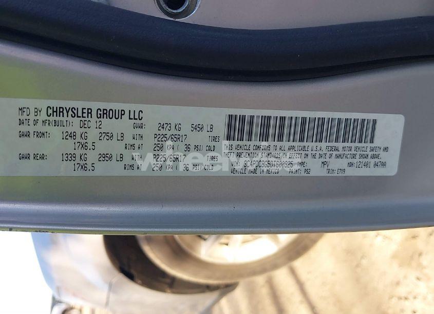 Photo 9 of 2013 Dodge Journey SXT (VIN 3C4PDCBG5DT600925)