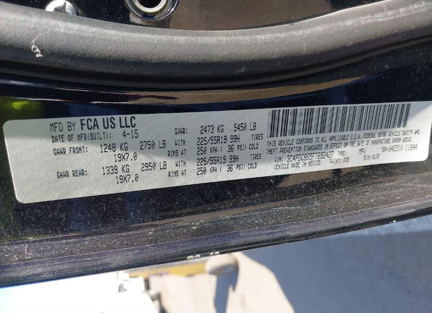 Photo 9 of 2015 Dodge Journey SXT (VIN 3C4PDCBG5FT692427)