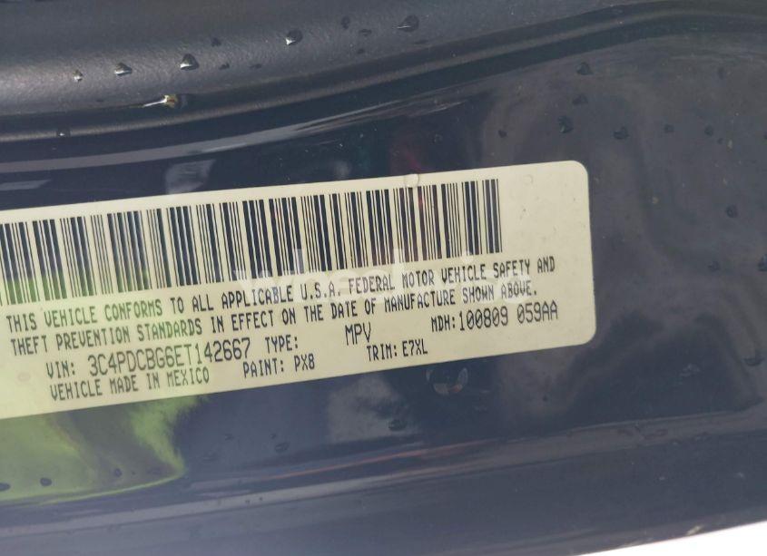 Photo 9 of 2014 Dodge Journey SXT (VIN 3C4PDCBG6ET142667)