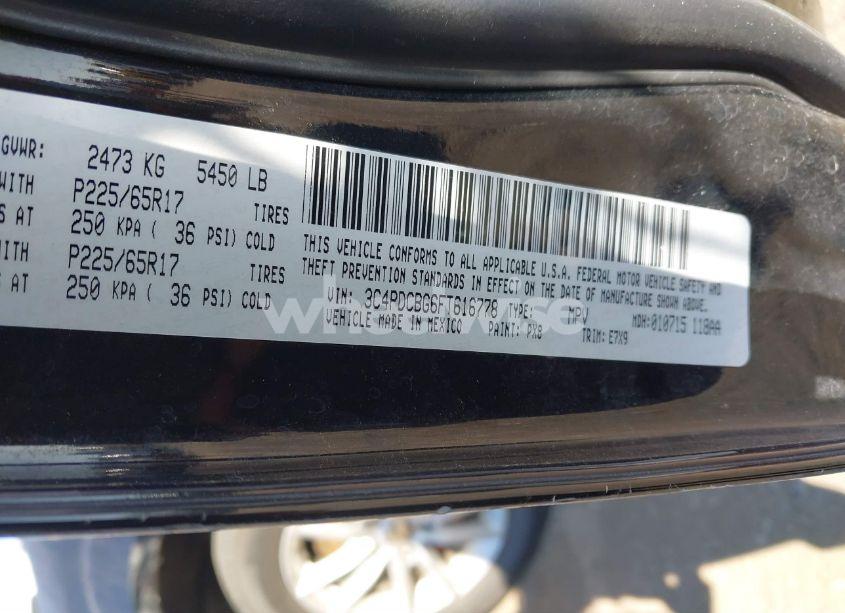 Photo 9 of 2015 Dodge Journey SXT (VIN 3C4PDCBG6FT616778)