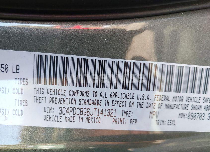 Photo 9 of 2018 Dodge Journey SXT (VIN 3C4PDCBG6JT141321)