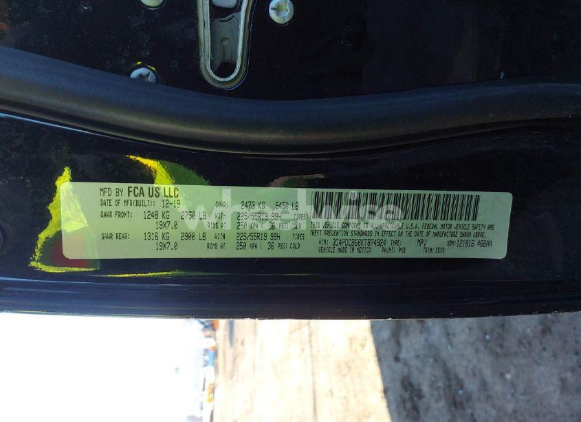 Photo 9 of 2019 Dodge Journey SE (VIN 3C4PDCBG6KT874924)