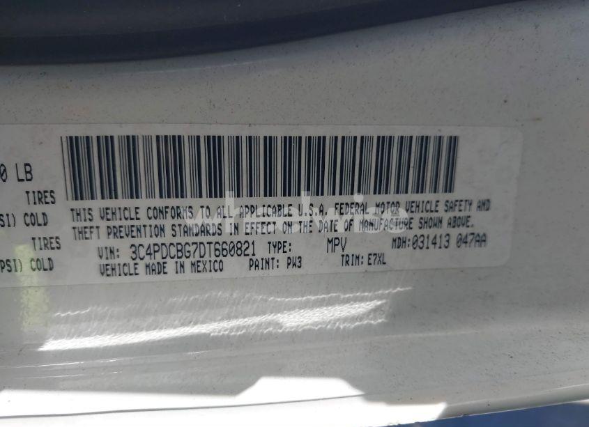 Photo 9 of 2013 Dodge Journey SXT (VIN 3C4PDCBG7DT660821)