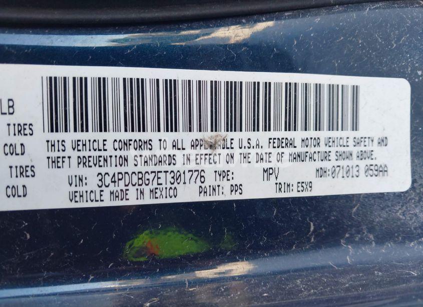 Photo 9 of 2014 Dodge Journey SXT (VIN 3C4PDCBG7ET301776)