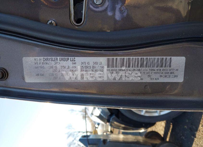 Photo 9 of 2015 Dodge Journey SXT (VIN 3C4PDCBG7FT564433)