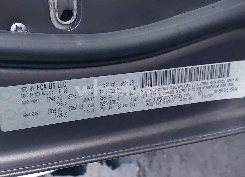 Photo 9 of 2017 Dodge Journey SXT (VIN 3C4PDCBG7HT510505)