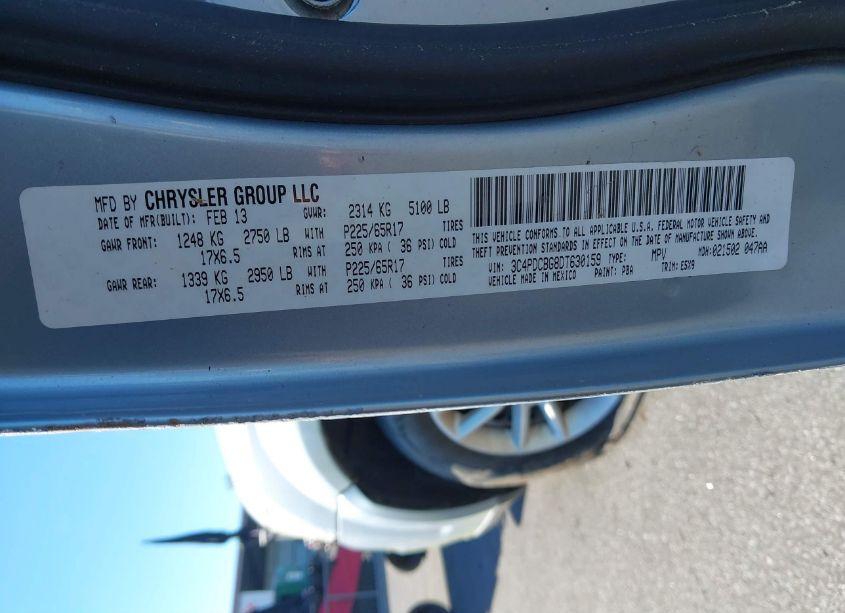 Photo 9 of 2013 Dodge Journey SXT (VIN 3C4PDCBG8DT630159)