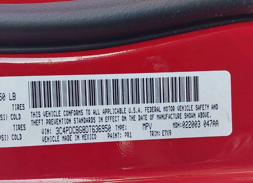 Photo 9 of 2013 Dodge Journey SXT (VIN 3C4PDCBG8DT636950)