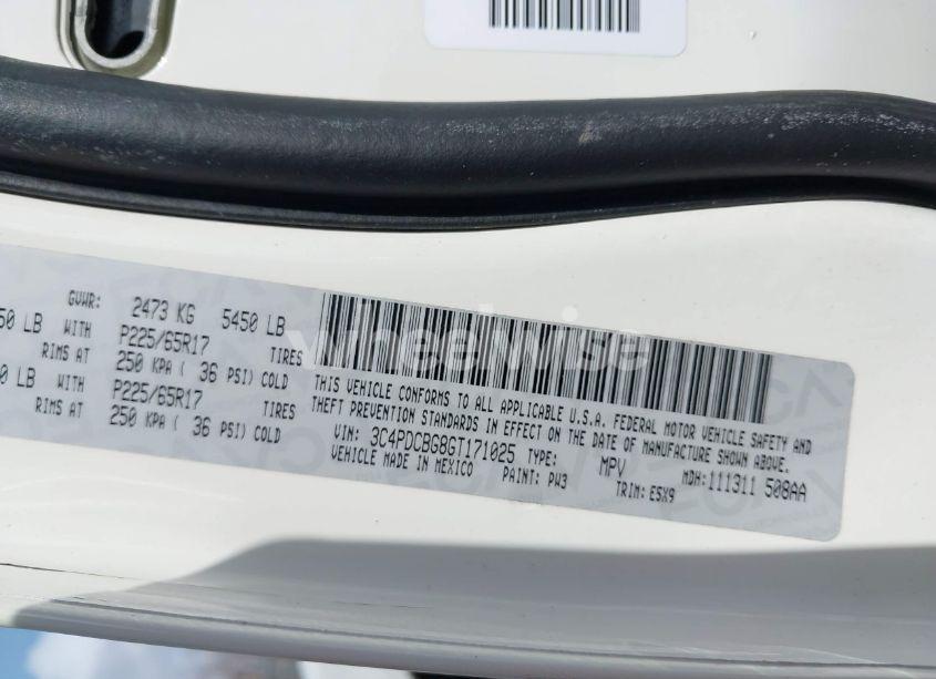 Photo 9 of 2016 Dodge Journey SXT (VIN 3C4PDCBG8GT171025)