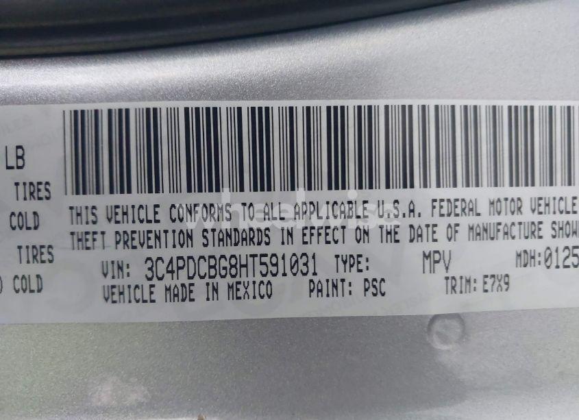 Photo 9 of 2017 Dodge Journey SXT (VIN 3C4PDCBG8HT591031)