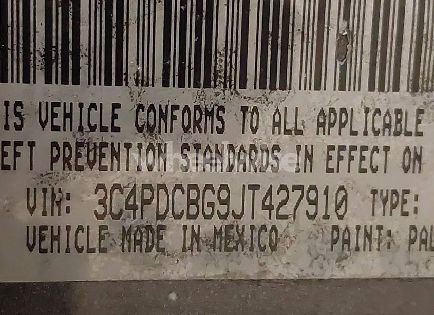 Photo 9 of 2018 Dodge Journey SXT (VIN 3C4PDCBG9JT427910)