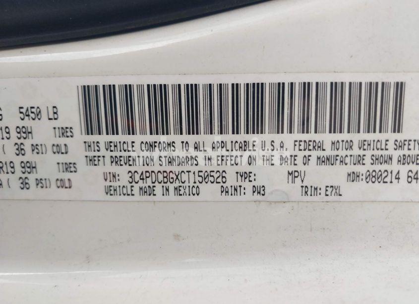 Photo 9 of 2012 Dodge Journey SXT (VIN 3C4PDCBGXCT150526)