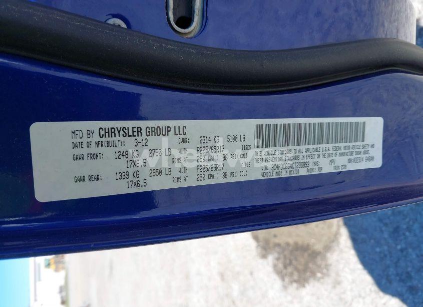 Photo 9 of 2012 Dodge Journey SXT (VIN 3C4PDCBGXCT296893)