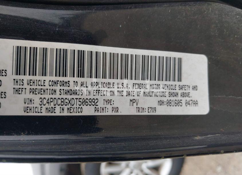 Photo 9 of 2013 Dodge Journey SXT (VIN 3C4PDCBGXDT506992)