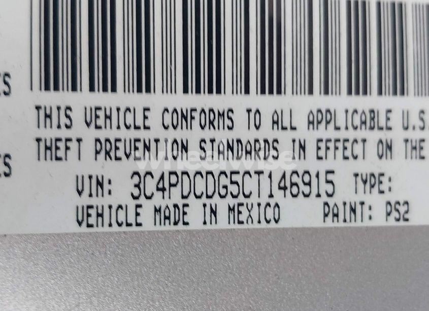 Photo 9 of 2012 Dodge Journey CREW (VIN 3C4PDCDG5CT146915)