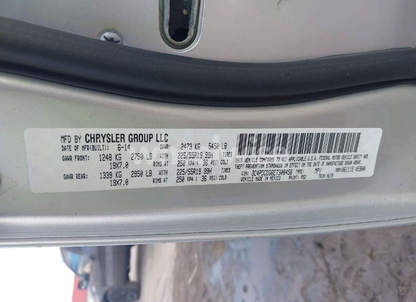 Photo 9 of 2014 Dodge Journey LIMITED (VIN 3C4PDCDG6ET308456)