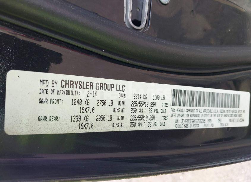 Photo 9 of 2014 Dodge Journey R/T (VIN 3C4PDCEG0ET226205)