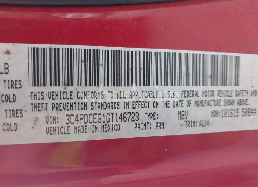 Photo 9 of 2016 Dodge Journey R/T (VIN 3C4PDCEG1GT146723)