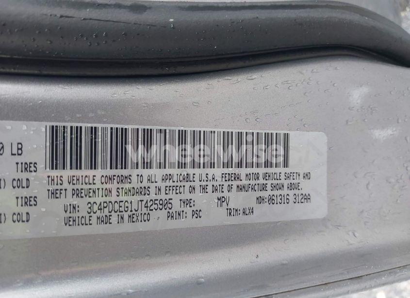 Photo 9 of 2018 Dodge Journey GT (VIN 3C4PDCEG1JT425905)