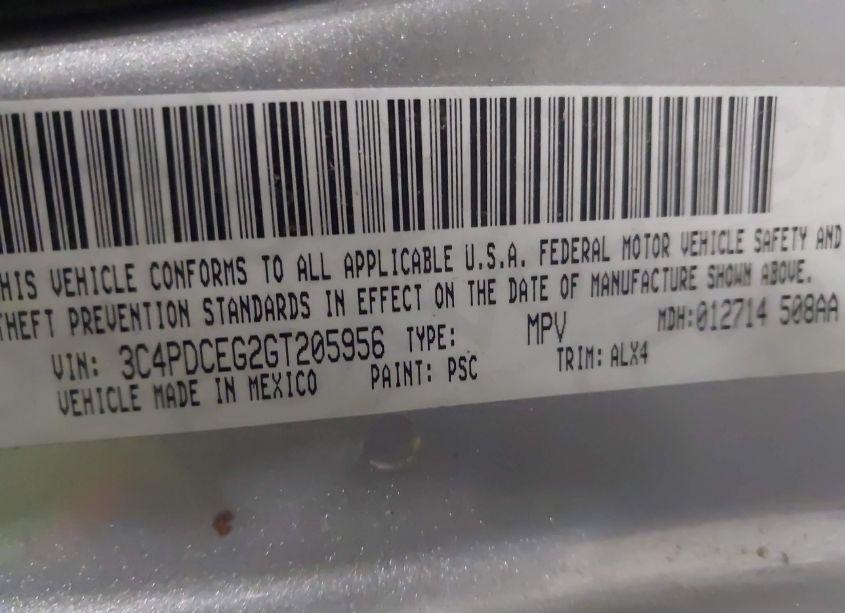 Photo 9 of 2016 Dodge Journey R/T (VIN 3C4PDCEG2GT205956)