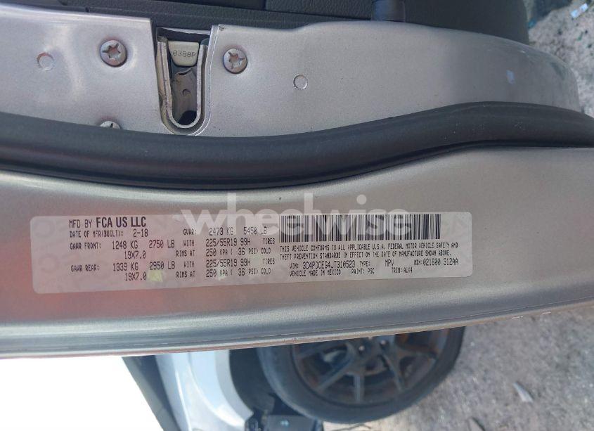 Photo 9 of 2018 Dodge Journey GT (VIN 3C4PDCEG4JT310523)