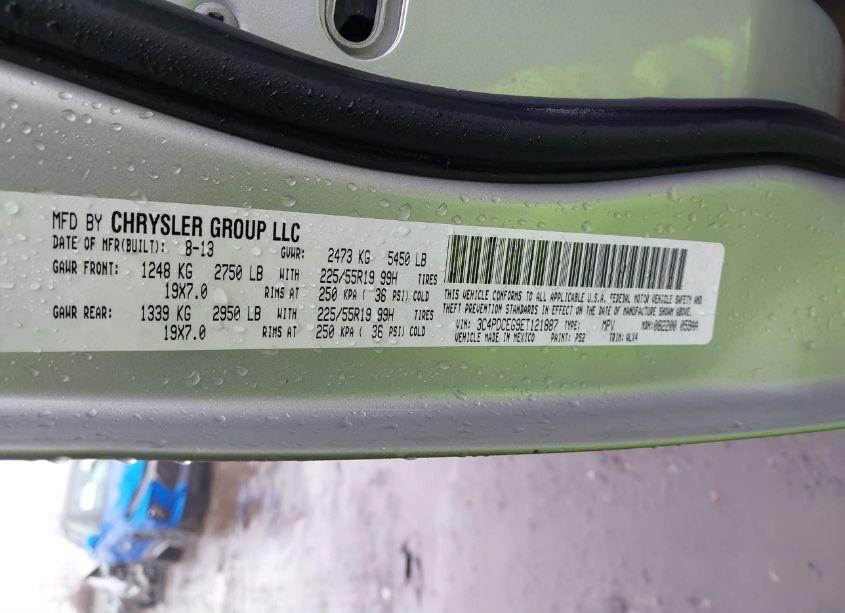 Photo 9 of 2014 Dodge Journey R/T (VIN 3C4PDCEG9ET121887)