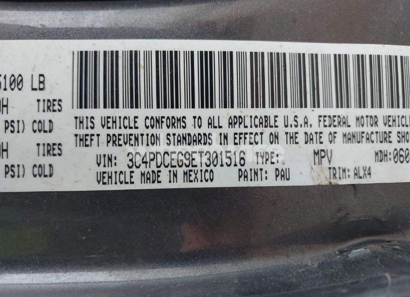 Photo 9 of 2014 Dodge Journey R/T (VIN 3C4PDCEG9ET301516)