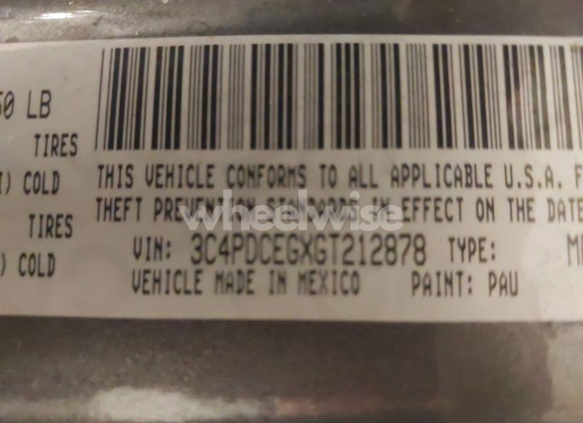 Photo 9 of 2016 Dodge Journey R/T (VIN 3C4PDCEGXGT212878)