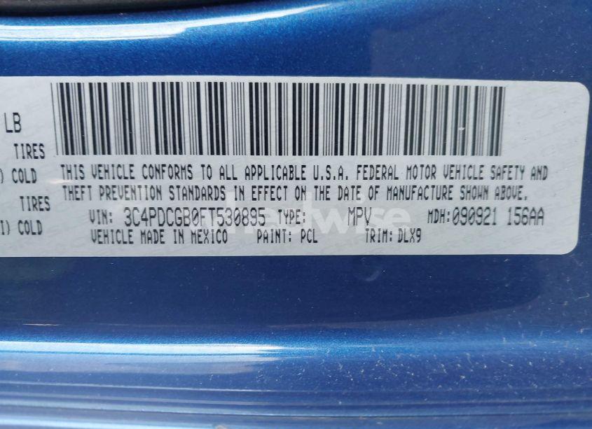 Photo 9 of 2015 Dodge Journey CROSSROAD (VIN 3C4PDCGB0FT530895)