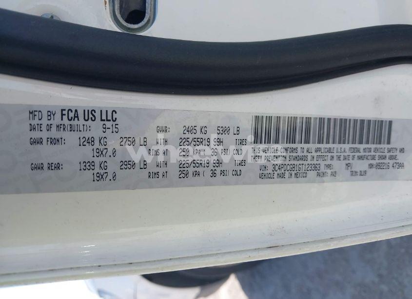 Photo 9 of 2016 Dodge Journey CROSSROAD PLUS (VIN 3C4PDCGB1GT123363)