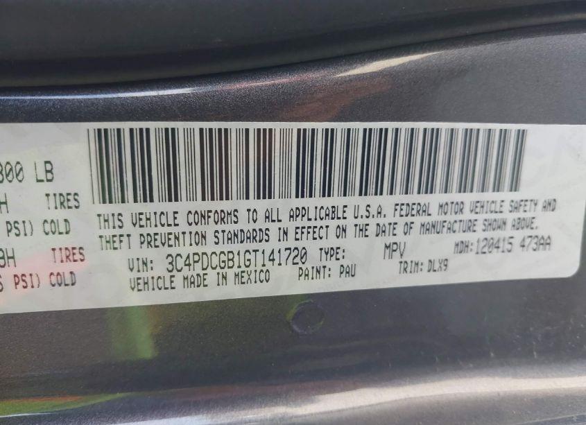 Photo 9 of 2016 Dodge Journey CROSSROAD PLUS (VIN 3C4PDCGB1GT141720)