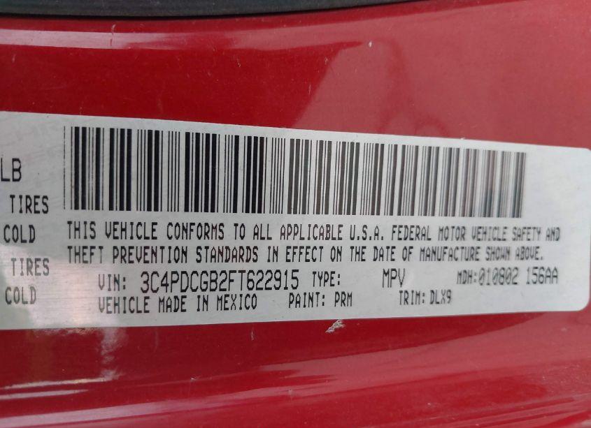 Photo 9 of 2015 Dodge Journey CROSSROAD (VIN 3C4PDCGB2FT622915)