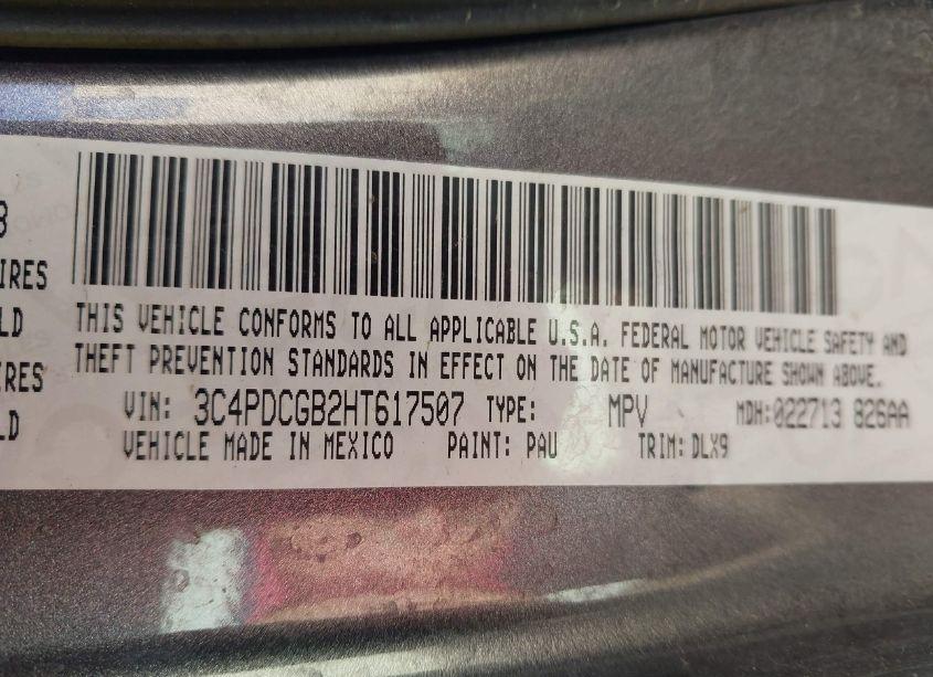 Photo 9 of 2017 Dodge Journey CROSSROAD PLUS (VIN 3C4PDCGB2HT617507)